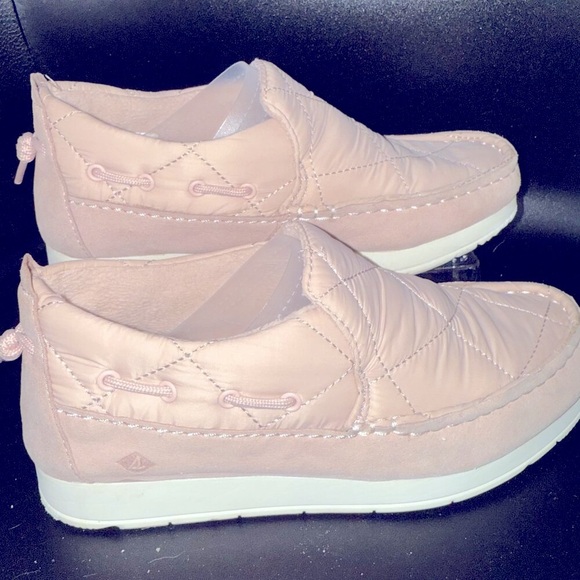 SPERRY -  Top-Sider Women’s Moc-Sider Nylon Slip-On – Blush – Size 6M - Picture 1 of 6